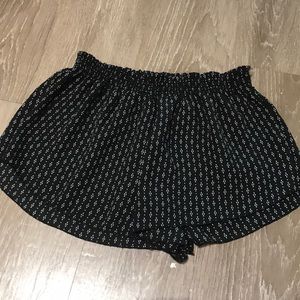 Brandy Melville black patterned shorts.